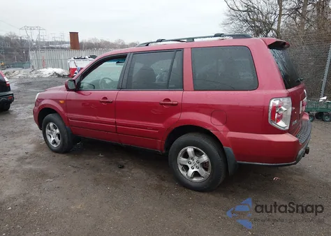 2006 Honda Pilot Ex-L z USA, uszkodzony, nr VIN 2HKYF18776H500385
